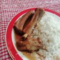 El cooksnap de José Corbalan González cuando hizo Costillas con soja y miel.
