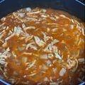 El cooksnap de Arely Magaña cuando hizo Pechuga de pollo deshebrada con tomate. ॐ.