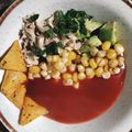 El cooksnap de Paula Pedraza cuando hizo Sopa mexicana 🍲.