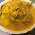 Cooksnap Dapur Bujang Qanda semasa beliau membuat Masak Lemak Cili Api Ayam.