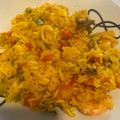 El cooksnap de Andrea S cuando hizo Arroz con marisco.