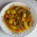 El cooksnap de Nieves cuando hizo Guiso de patatas con carrillada ibérica.