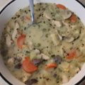 kutyakaja Cooksnap-ja, amikor elkészítette a(z) Tárkonyos csirkeragu leves receptet.