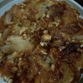 El cooksnap de Sandra Valiente cuando hizo Torta de manzanas y peras invertida.