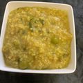 Shruti Raman( legendet100)'s cooksnap of when they made MASOOR DAL KHICHDI with BARNYARD MILLET..