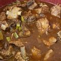 El cooksnap de Verushka cuando hizo Costillas de cerdo a la bbq con arroz rojo.