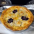 Banana's cooksnap of when they made Mrs. Beacham's Blueberry Pie.