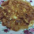 Cooksnap Norida Alias semasa beliau membuat Telur Dadar.