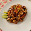 El cooksnap de Lena T cuando hizo Fajitas de pollo del chef Oropeza.