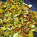Meena Ramesh का कुकस्नैप जब उन्होंने पत्तागोभी मटर गाजर सब्ज़ी (patta gobi matar gajar sabzi recipe in Hindi) बनाया था।