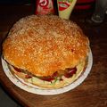 Barbara Kovácsné Béres Barbi Cooksnap-ja, amikor elkészítette a(z) Giga hamburger házilag 🍔🍔🍔 receptet.