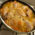 El cooksnap de Alicia Otazu cuando hizo Pollo a la sidra.