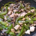 El cooksnap de lafatrita cuando hizo Pollo con champiñones.