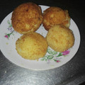 El cooksnap de CocinArte cuando hizo Bombas de papa rellenas de queso.