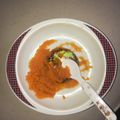 Cooksnap dari Kendrio Zulhaq untuk resep Puree Wortel Mpasi Menu Tungal 5 Bulan+