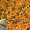 El cooksnap de Marieta cuando hizo Fideuá de marisco.