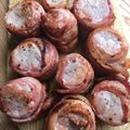 kisördög Cooksnap-ja, amikor elkészítette a(z) Baconbe tekert sertésszűz párolt zöldséggel receptet.