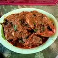 Cooksnap dari Rindiastuti untuk resep Kepiting saos padang pedas