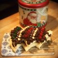 El cooksnap de Arianne cuando hizo 🎄Árbol de hojaldre y crema de avellana con chocolate blanco🎄.