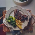 Cooksnap Ahlia Syed Firdaus semasa beliau membuat Lamb Chop Marinated.
