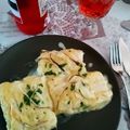 El cooksnap de agels cuando hizo Merluza con salsa de puerros.