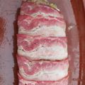 El cooksnap de Luis cuando hizo Rollo de carne picada relleno.