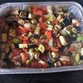 El cooksnap de Daura García cuando hizo Variado de verduras al horno.
