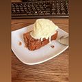 El cooksnap de andrea Torres cuando hizo Torta tipo brownie con zucchini y banano.