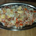 El cooksnap de Natalia Castelló cuando hizo Arroz 3 delicias.