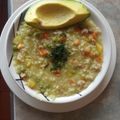 El cooksnap de Javier rodriguez cuando hizo Sopa de arroz con menudo.