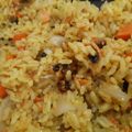 El cooksnap de Andres Valbuena cuando hizo Risotto de arroz con choritos.