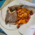 El cooksnap de Abigail Morales cuando hizo Bistec de Res Encebollado.