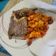 El cooksnap de Abigail Morales cuando hizo Bistec de Res Encebollado.
