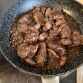 El cooksnap de José Lorenzo cuando hizo Higaditos de pollo encebollados.