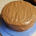 LaQuinss Huston's cooksnap of when they made 2 layer chocolate cake.