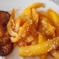 El cooksnap de Carolina Castillo cuando hizo "Espagueti" de calabacín amarillo en salsa de pimentón!!! 🥒🌰🍜🍝🌰🌶🌶🌶.