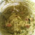 Amanda Leigh Mullen's cooksnap of when they made Basic guacamole. Fast and easy.