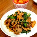 小倩 的 韓式泡菜炒肉片 cooksnap