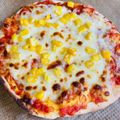 Sneha Patel's cooksnap of when they made ચીઝ કોર્ન પીઝા(cheese corn pizza recipe in Gujarati).