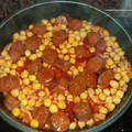 El cooksnap de eva cuando hizo 🍲 Salteado de garbanzos con bacon y chorizo.