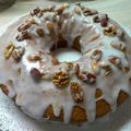 El cooksnap de Lore Andres cuando hizo Budín Navideño con Nueces y Chocolate.