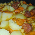 El cooksnap de Vuelalondra cuando hizo Garbanzos fáciles.