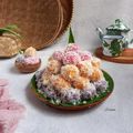 Cooksnap dari Erlina untuk resep Klepon Pelangi balur Keju