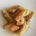El cooksnap de Cristina cuando hizo Colitas de rape con gambas y almejas en salsa.