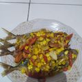 Cooksnap dari Fauziah Budiati untuk resep Ikan asin peda tumis jagung