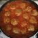 El cooksnap de ChiNa Muñiz cuando hizo Albóndigas con salsa y puré de papas.