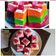 Cooksnap dari Ros miati _ untuk resep Rainbow cake (kukus)