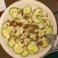 El cooksnap de María cuando hizo 470. Carpaccio de calabacín (entrante verdura).