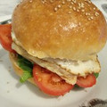 El cooksnap de Virginia. cuando hizo Hamburguesas de pavo, cebolla y mozzarella.