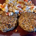 El cooksnap de Virginia Sabbadin cuando hizo Hamburguesas de lentejas.